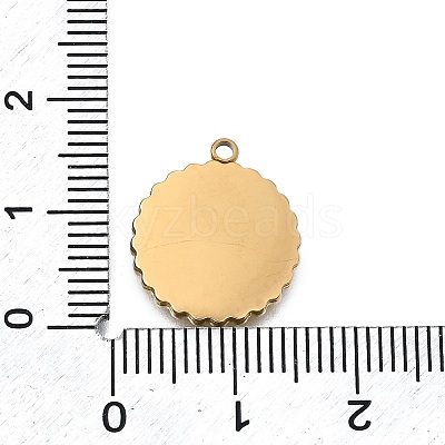 304 Stainless Steel Pendant Cabochon Settings STAS-H233-22G-1
