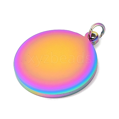 Ion Plating(IP) 304 Stainless Steel Pendants STAS-I311-33H-RC-1