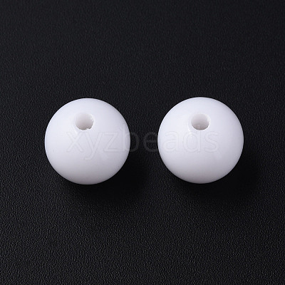 Opaque Acrylic Beads X-MACR-S370-C8mm-01-1