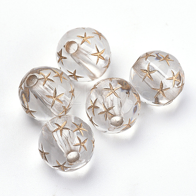 Plating Acrylic Beads LS-X-OACR-S016-66-1