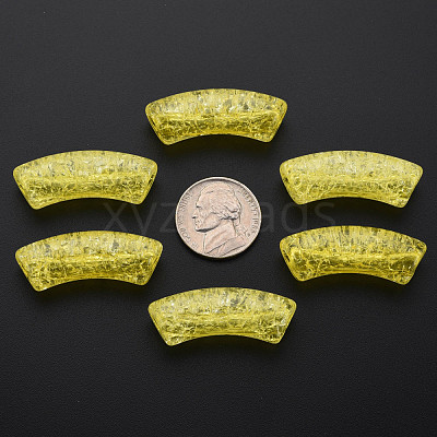 Transparent Crackle Acrylic Beads CACR-S009-001B-N85-1