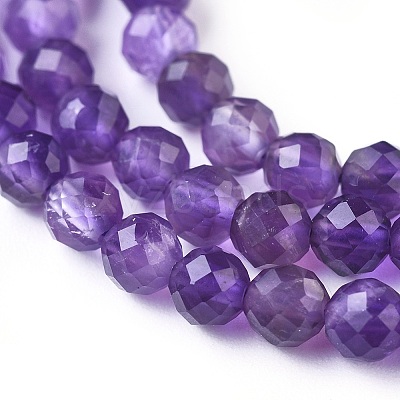 Natural Amethyst Beads Strands LS-G-F619-46C-1