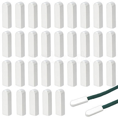 40Pcs Plastic Cord Ends FIND-NB0005-57-1
