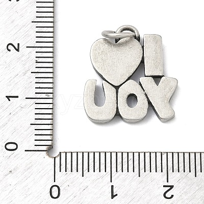 Valentine's Day 304 Stainless Steel Pendants STAS-C171-01C-AS-1