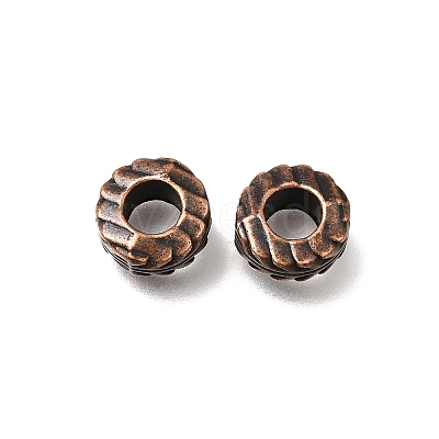 Tibetan Style Alloy European Beads AL-CBA3B63-17R-1