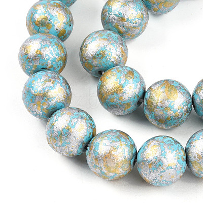 Synthetic Turquoise Beads Strands TURQ-T004-08A-08-1