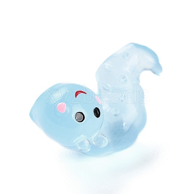 Luminous Resin Worm Ornament DJEW-R011-01B-01-1