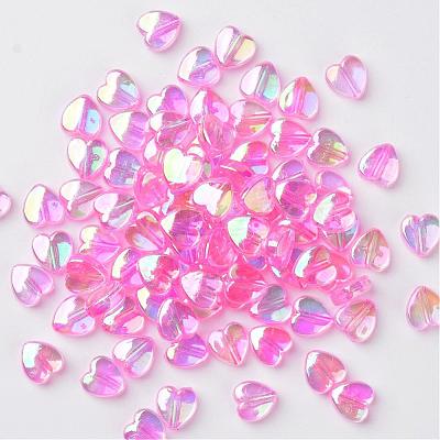 Eco-Friendly Transparent Acrylic Beads PL539-810-1