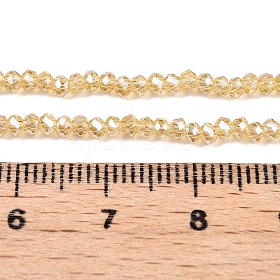 Electroplate Glass Beads Strands EGLA-A044-T1mm-A03-1
