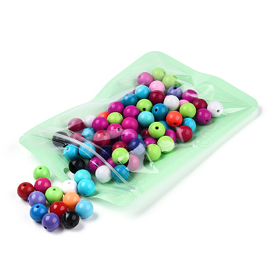 Macaron Color Plastic Yin-yang Resealable Bags OPP-N001-01B-04-1