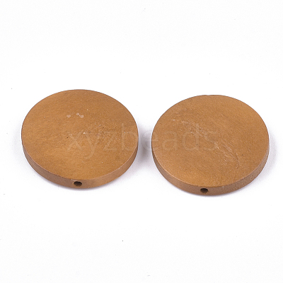 Painted Natural Wood Beads X-WOOD-S049-02A-06-1