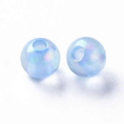 Transparent Acrylic Beads MACR-S370-B6mm-749-1