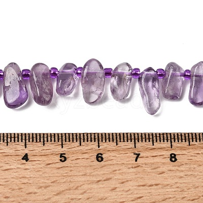 Natural Amethyst Beads Strands G-L649-D05-02-1