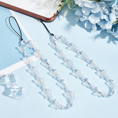 2Pcs Mobile Phone Straps AJEW-WR0001-46-1