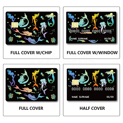PVC Plastic Waterproof Card Stickers DIY-WH0432-067-1