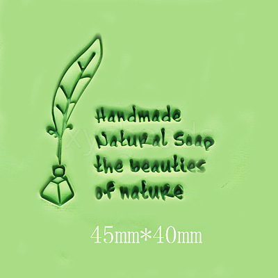 Transparent Resin Stamps SOAP-PW0001-175B-04-1