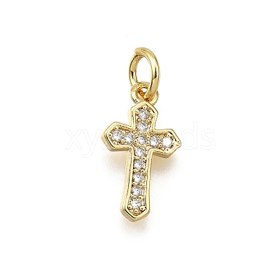 Brass Micro Pave Cubic Zirconia Pendants LS-KK-Z100-39G-04-1