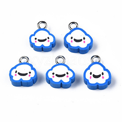 Handmade Polymer Clay Charms LS-CLAY-N006-37B-01B-1