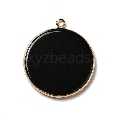 Natural Obsidian Pendants X-G-A213-01G-01-1