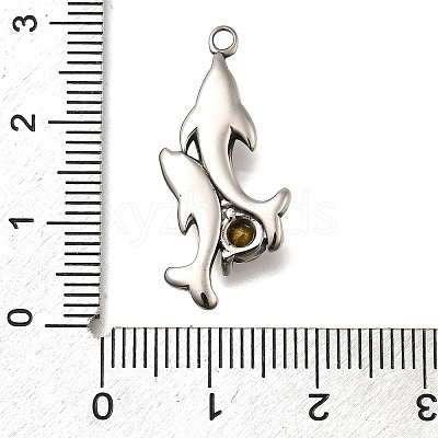 304 Stainless Steel Pendants STAS-L284-57AS-1