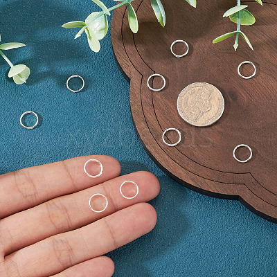 925 Sterling Silver Split Jump Rings STER-TA0001-48A-1