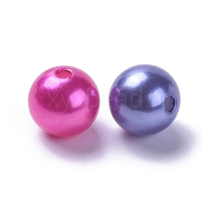 Imitation Pearl Acrylic Beads PL612-1