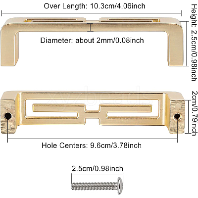Zinc Alloy Bar Cabinet Door Knobs FIND-WH0097-17G-1
