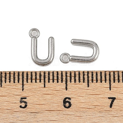 304 Stainless Steel Charms STAS-G356-08P-U-1
