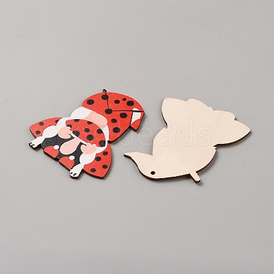Wood Pendant Decorations DIY-WH0622-084-1