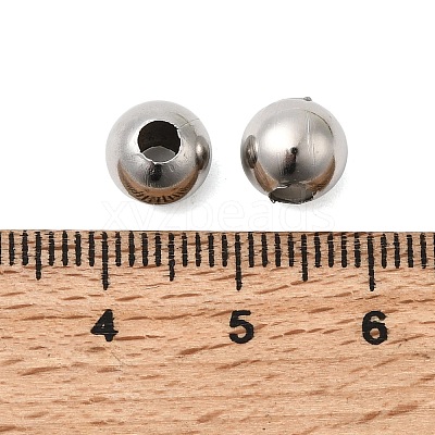 Tarnish Resistant Stainless Steel Beads X-STAS-R032-8mm-1