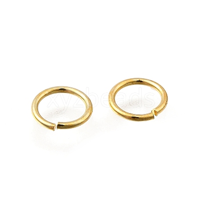 Brass Open Jump Rings KK-B147-03G-G-1