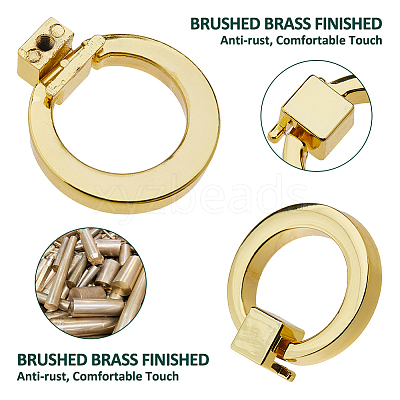 10 Bags Zinc Alloy Drawer Pull Handles AJEW-FH0006-28-1