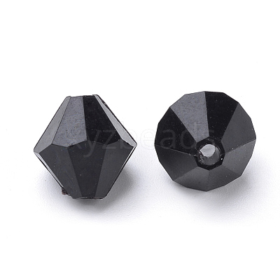 Transparent Acrylic Beads X-TACR-S146-4mm-27-1