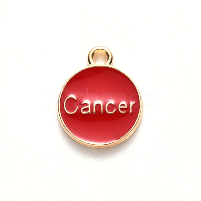 Alloy Enamel Pendants ENAM-SZ0001-27B-D-1