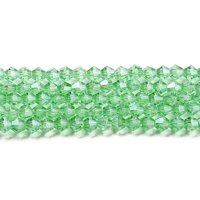 Transparent Electroplate Glass Beads Strands LS-EGLA-A039-T2mm-A24-1