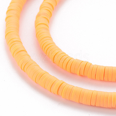Handmade Polymer Clay Bead Strands CLAY-T002-4mm-63-1