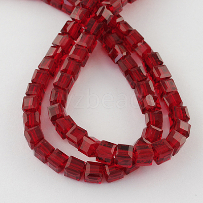 Glass Bead Strands GLAA-R041-8x8mm-02-1