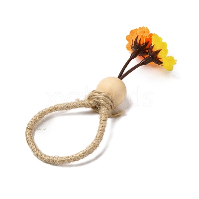 Jute Twine Napkin Rings AJEW-U016-01E-1