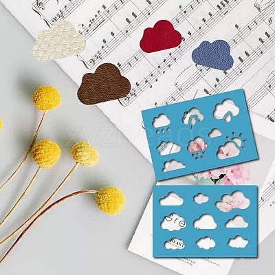 Acrylic Earring Handwork Template DIY-WH0359-019-1