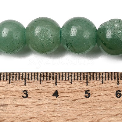 Natural Green Aventurine Beads Strands G-Q462-12mm-20-1