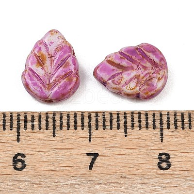 Czech Pressed Glass Beads GLAA-I061-06C-1