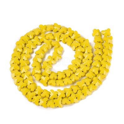 Opaque Glass Beads Strands GLAA-Q118-01B-C01-1