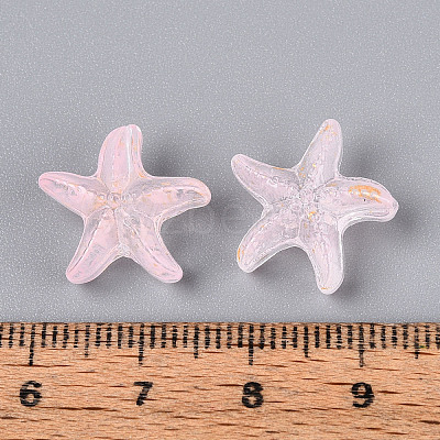 Frosted Glass Beads FGLA-T005-01J-1