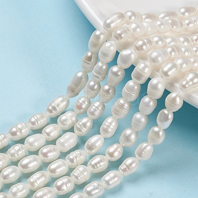 Natural Cultured Freshwater Pearl Beads Strands PEAR-N012-05G-1