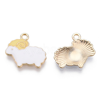 Alloy Enamel Pendants X-FIND-N048-024A-1