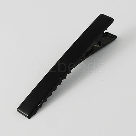 Iron Flat Alligator Hair Clip Findings PHAR-S039-56mm-1
