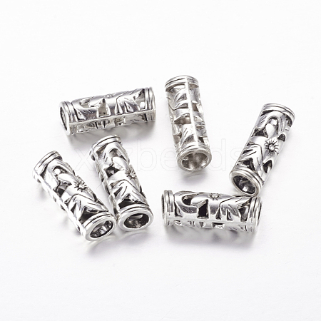 Tibetan Style Hollow Tube Beads LF10482Y-1