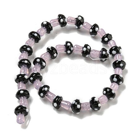 Handmade Lampwork Beads Strands LAMP-N025-03M-1