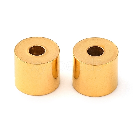 Rack Plating Brass Beads KK-H486-01G-1