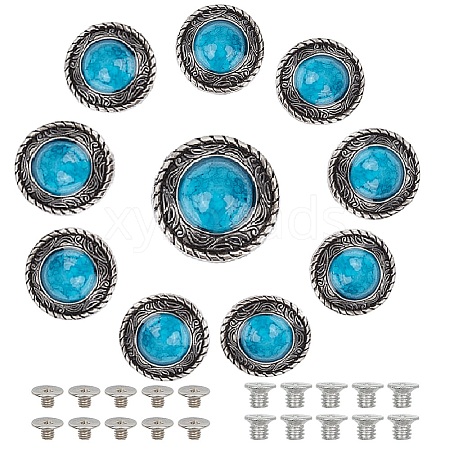 Gorgecraft 10 Sets Alloy Decorative Rivets DIY-GF0006-59-1